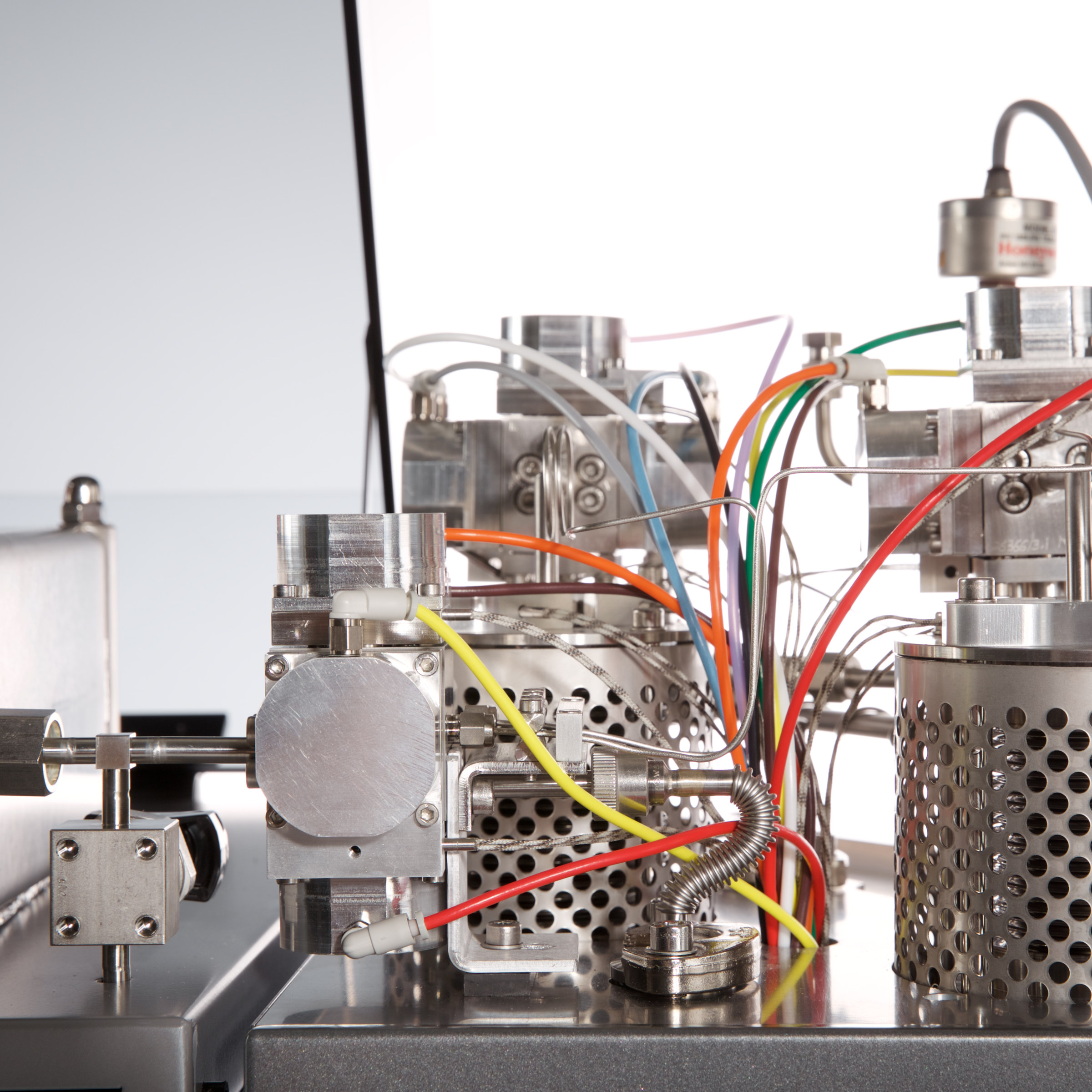 Elementar iso DUAL INLET değiştirme valfi ve körük yakın çekim