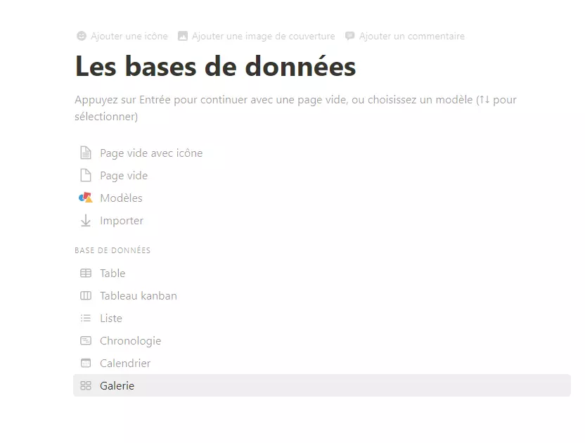 Créez une base de données pour classer toutes les informations que vous voulez retenir