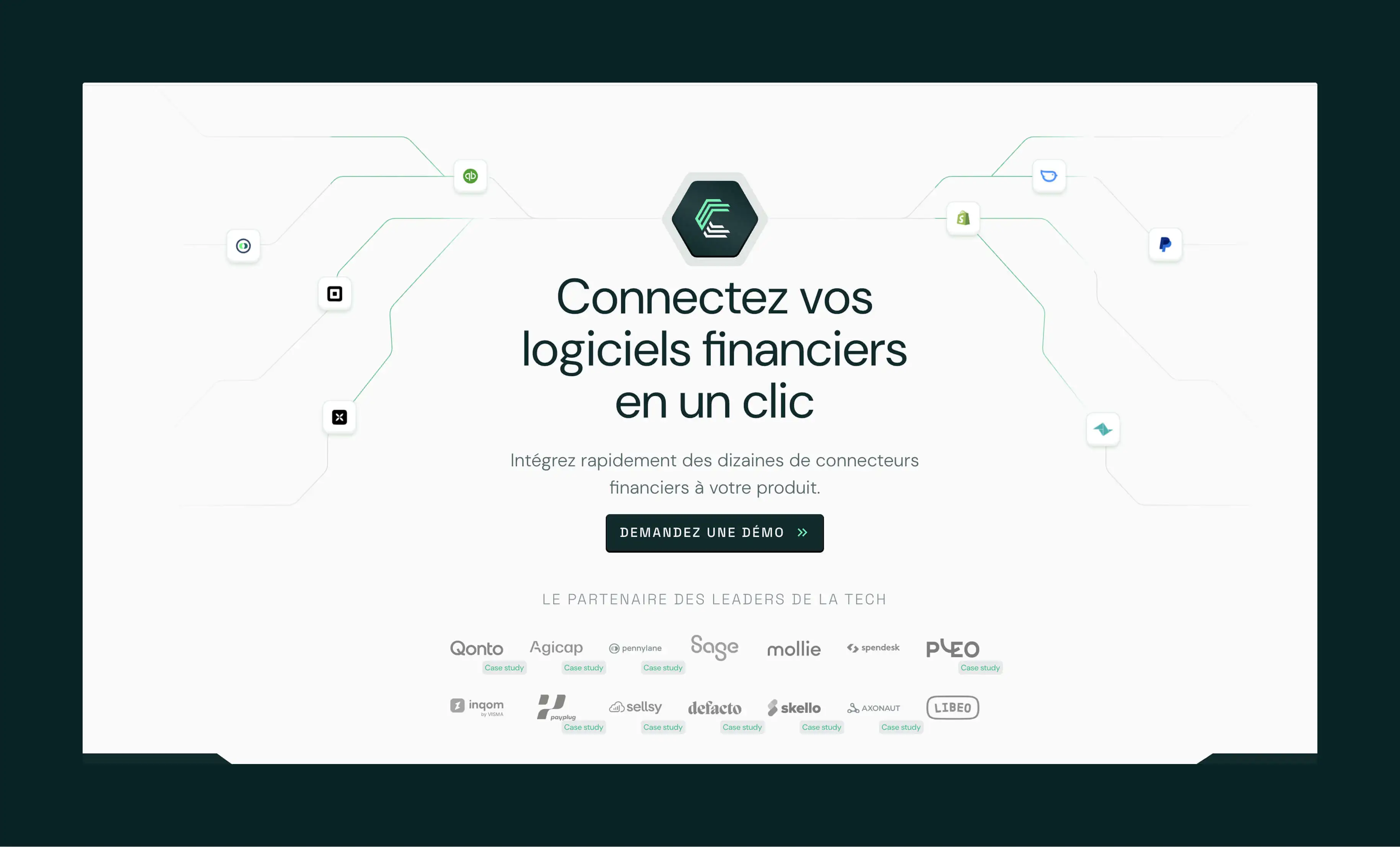 Mockup de présentation du projet Webflow