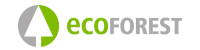 Logo EcoForest, fabriquant de pompes à chaleur et partenaire d'Axe Énergies en Alsace