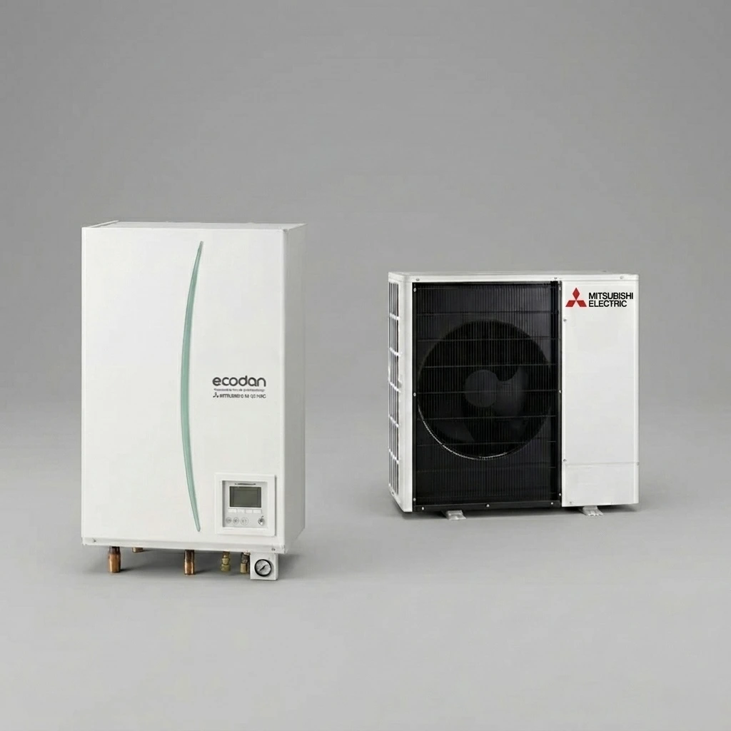Pompe à chaleur air eau de la marque Mitsubishi Electric