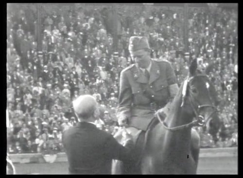 Highlights from the 1956 Stockholm Olympics-Sweden's Petrus Kastenman Wins Eventing Gold
