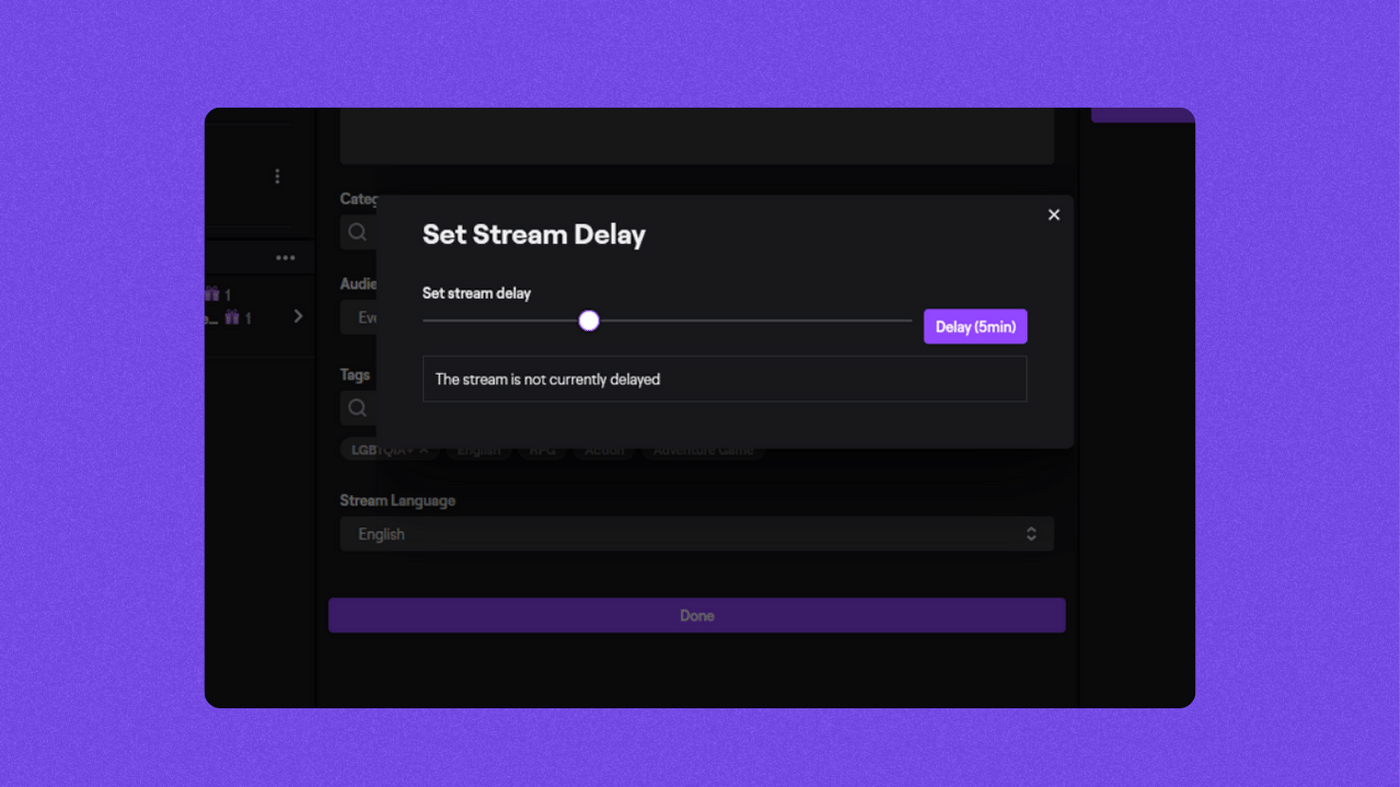 Twitch Stream Delay: Everything to Know in 2024