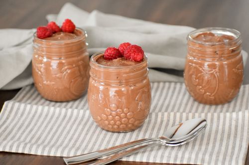 Mousse de tofu soyeux au chocolat