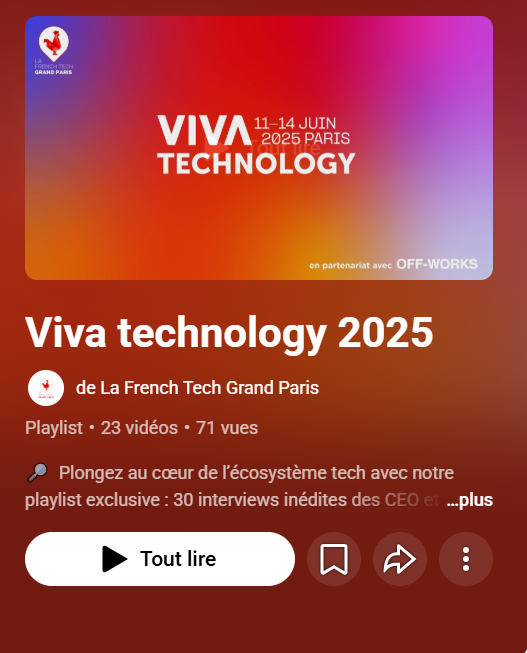 Tech Talk La French Tech Grand Paris à VivaTech 2025