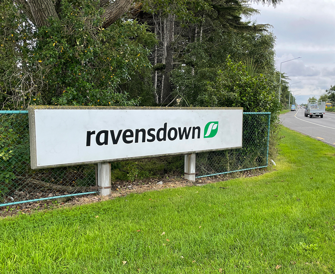 Ravensdown signage at their Hornby site — Oak Tree Devanning provides container devanning and casual labour services to Ravensdown in Christchurch.