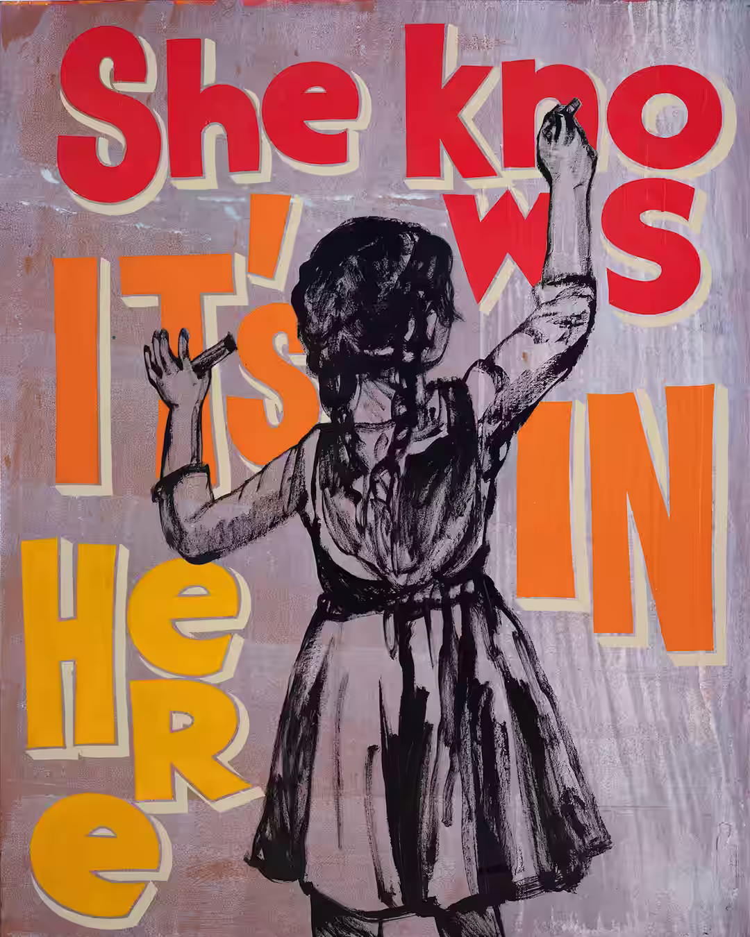 She knows painting by David Bromley