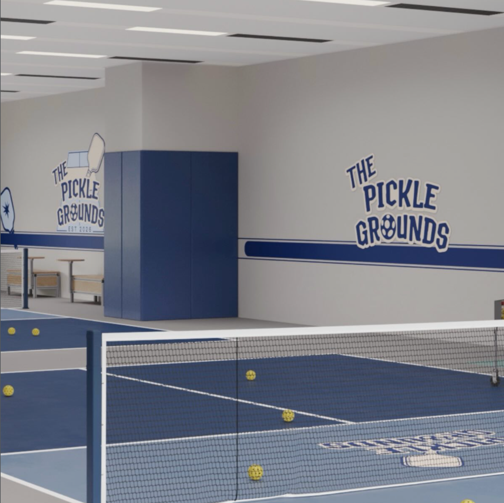 The Pickle Grounds 匹克球(室內) area