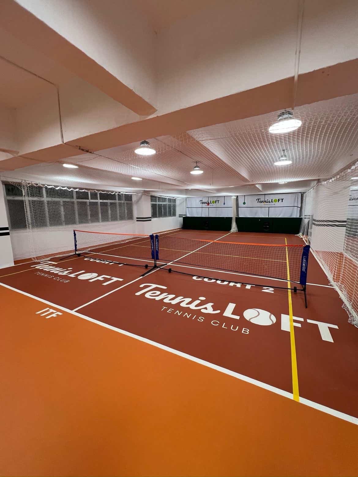 TennisLOFT 匹克球(室內), 室內網球館 area