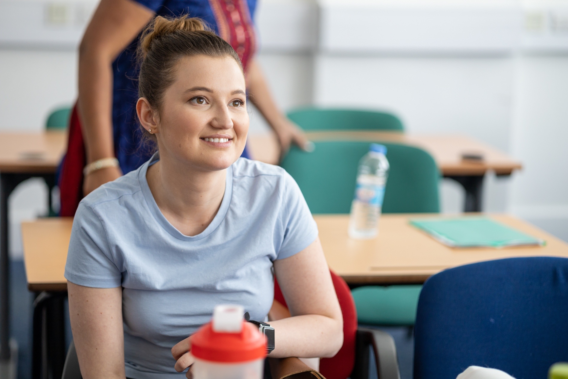 Content creator in workshop learning UGC strategy and budgeting