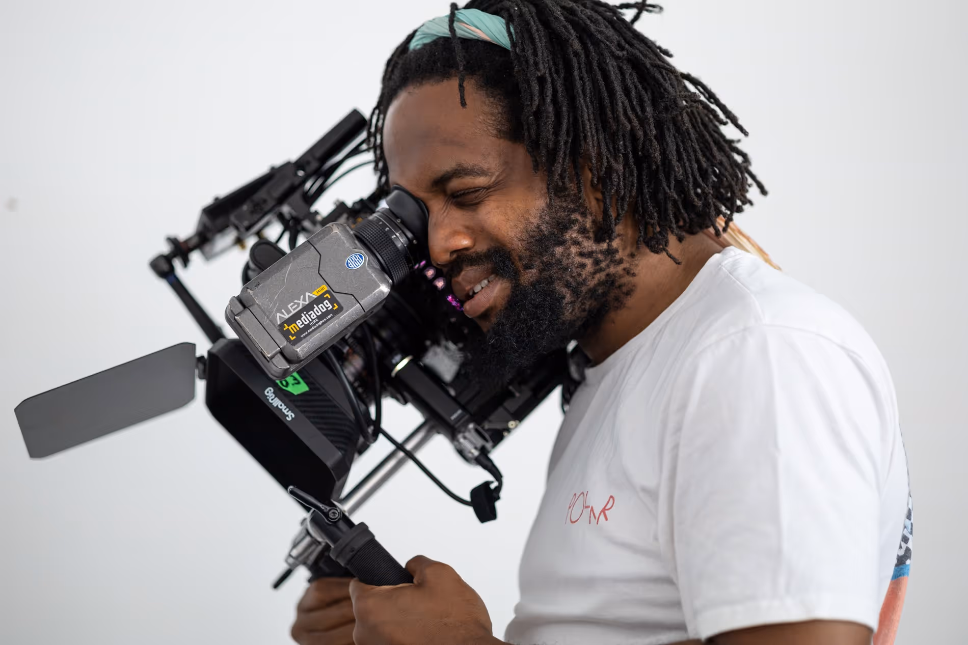 Camera operator filming a video for a MedTech and life sciences retainer