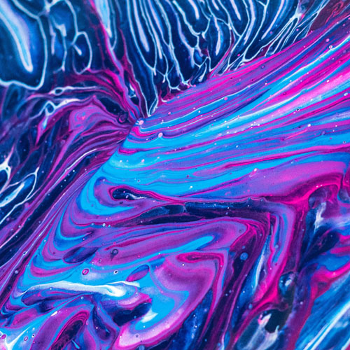 Blue-pink abstrat art