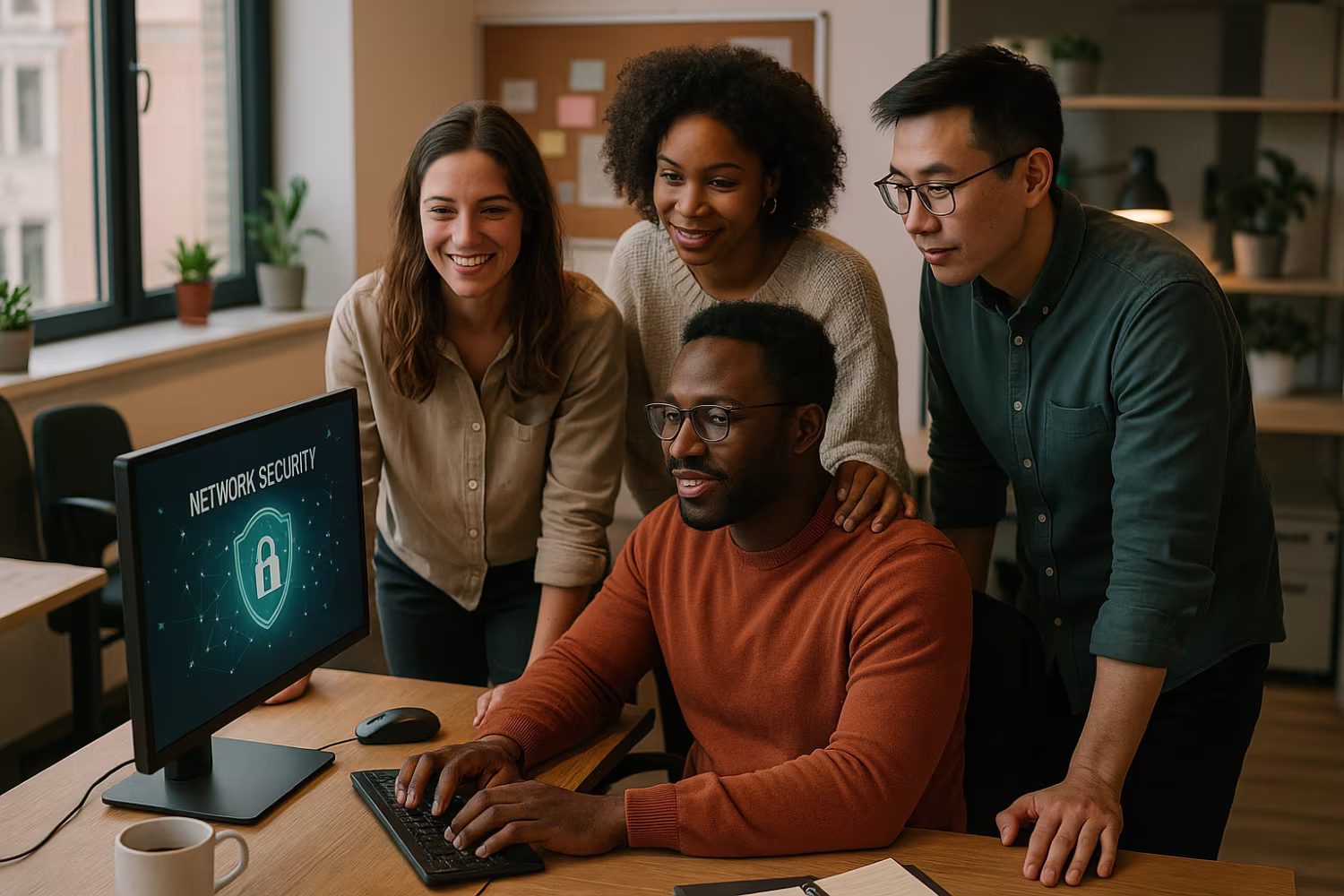 Team implementing network access control