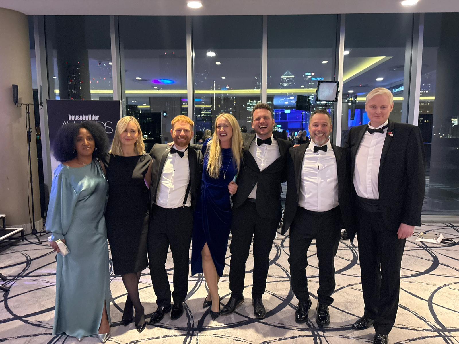 Celebrating at the Housebuilder Awards 2025