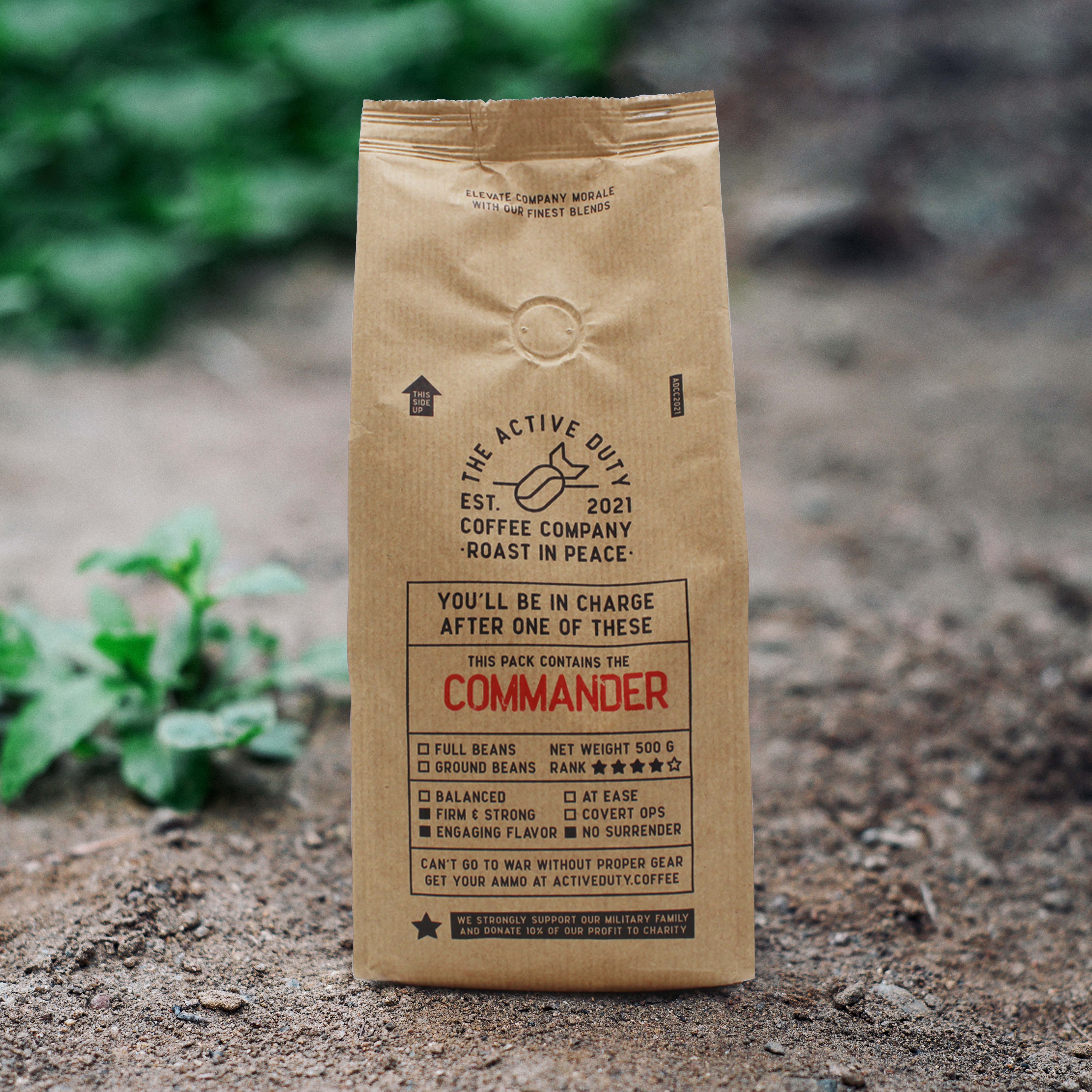 Branding & Packaging Active Duty Coffee Company