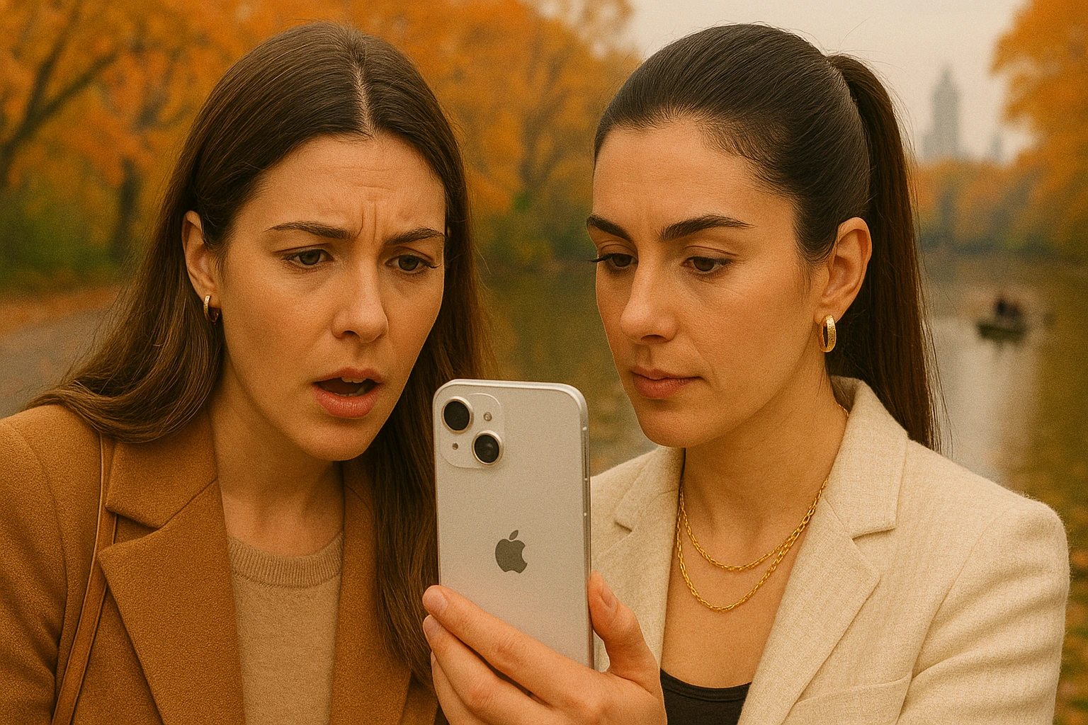 Smartphone avec une capture écran du réseau social Telegram