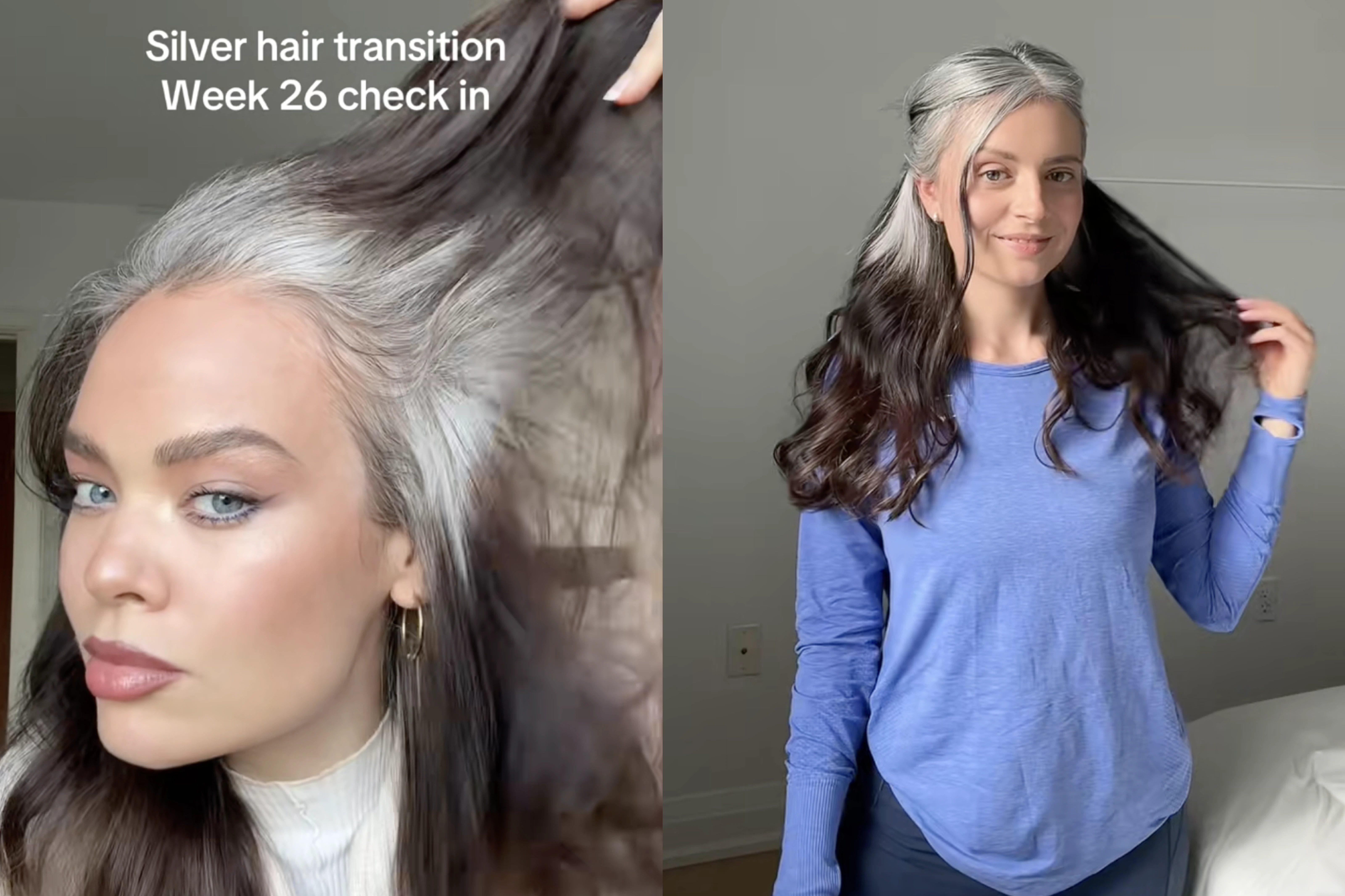 Alerte trend : Pourquoi tout le monde filme ses cheveux blancs ?