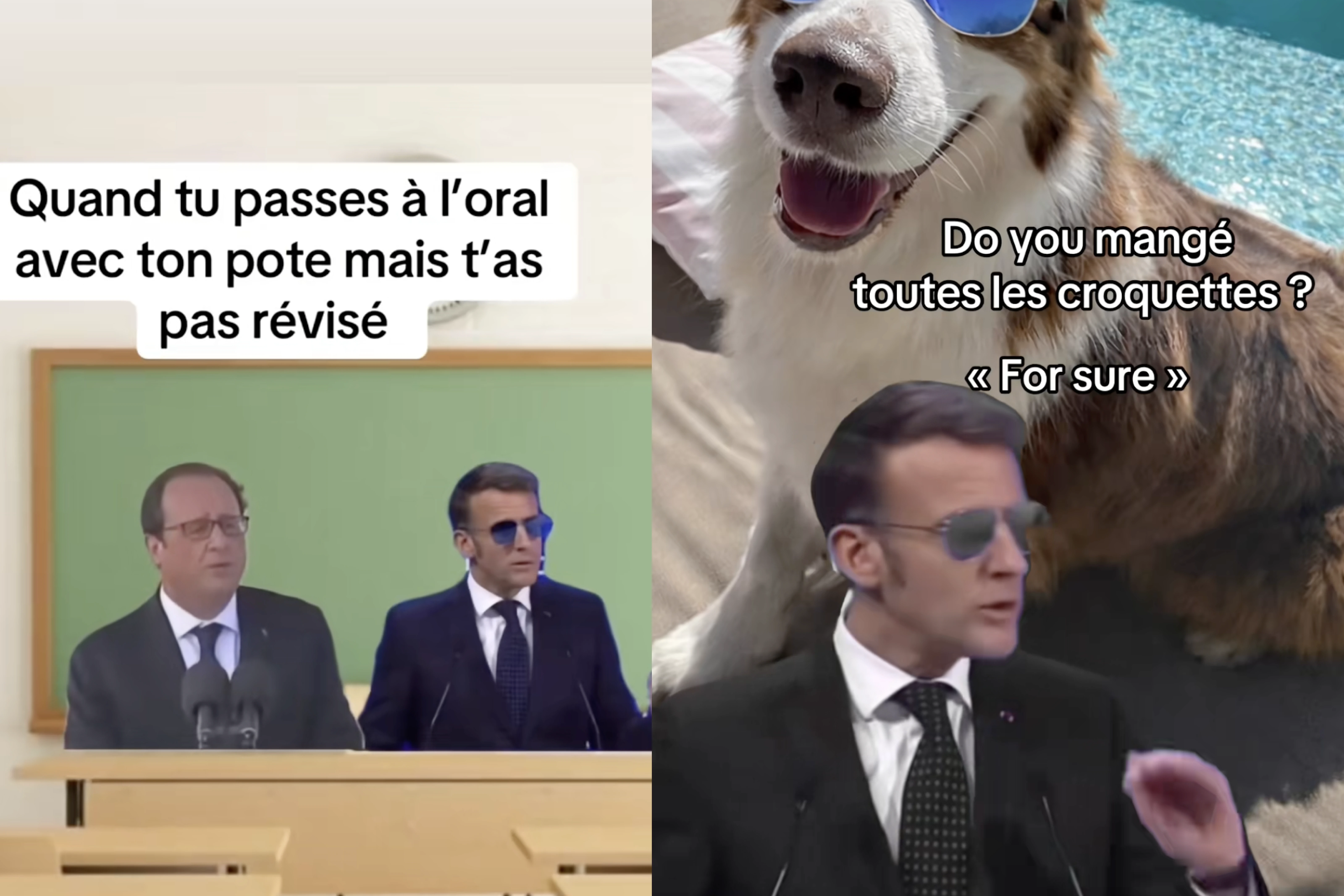 Le “For Sure” d’Emmanuel Macron est partout sur les réseaux sociaux. 