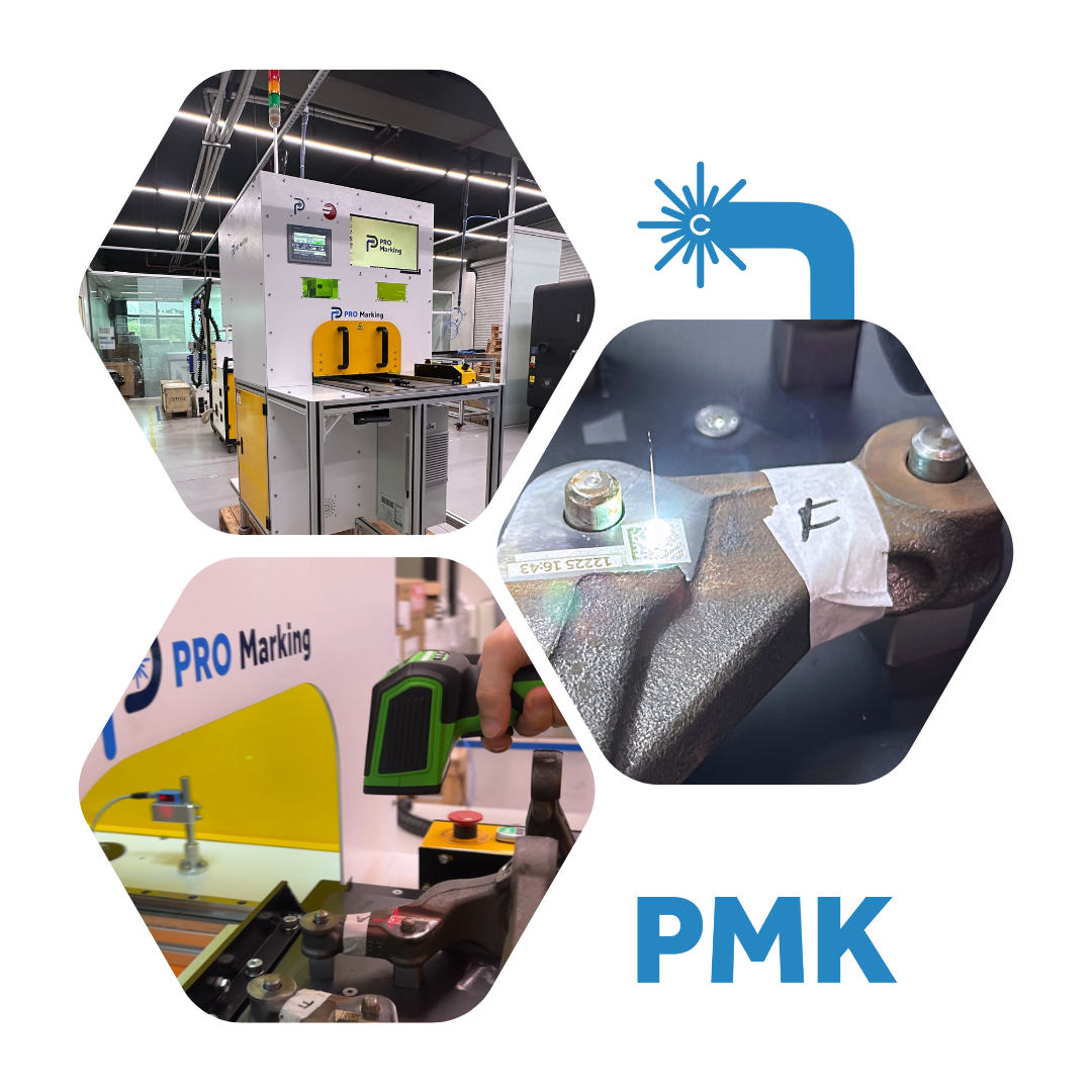 Esteira com peças de metal a serem gravadas  máquinas customizada de gravação a laser