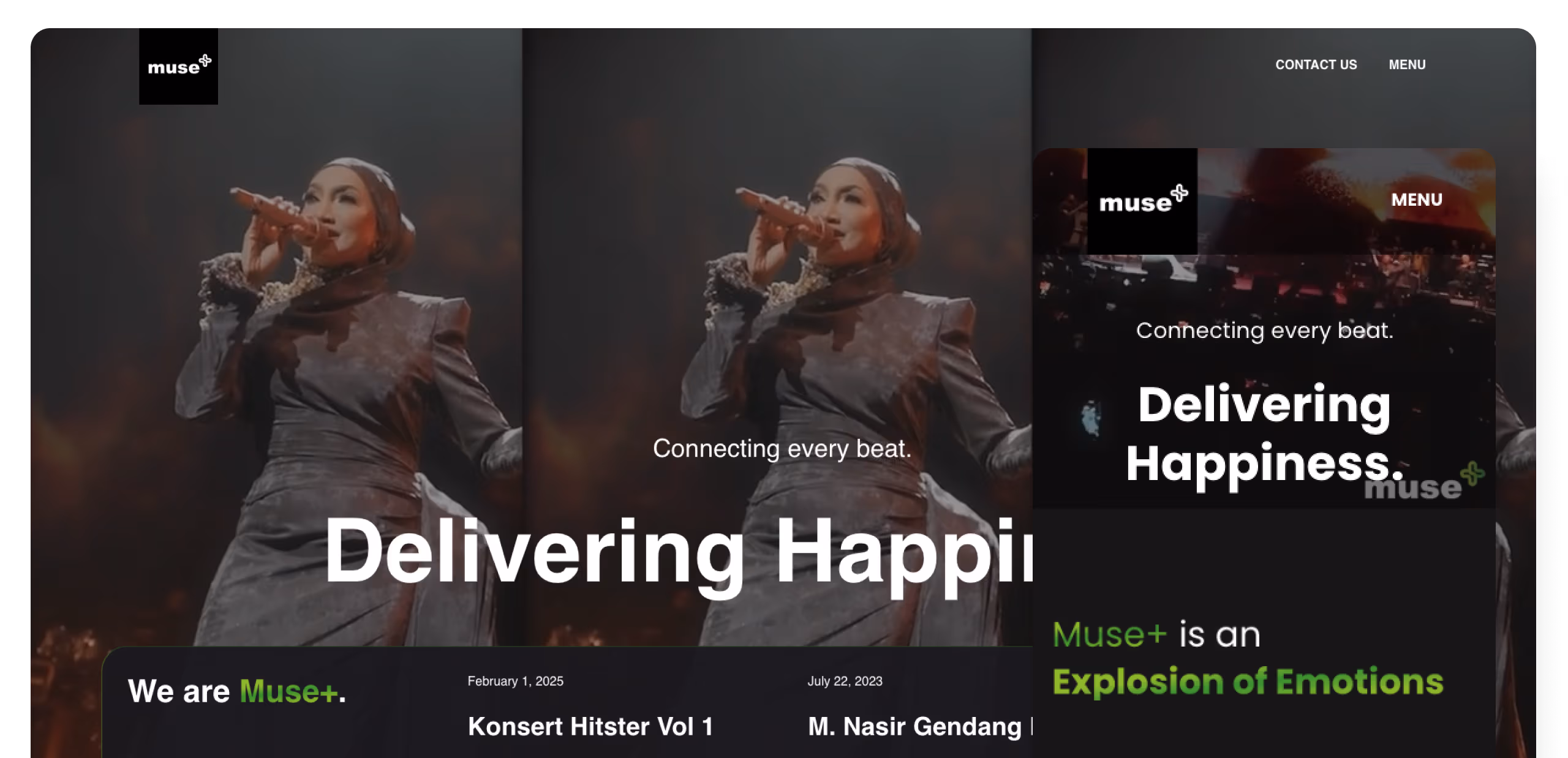 BigFundr's Desktop and Mobile views