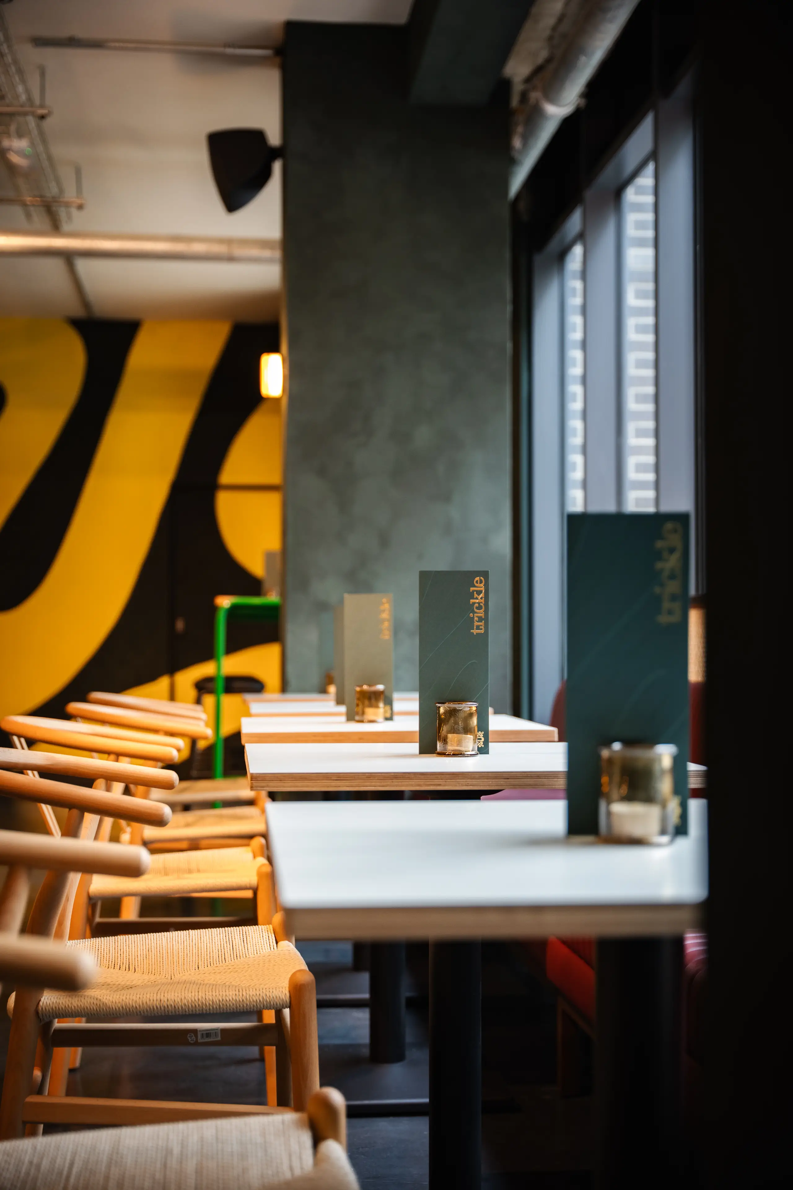 The interior at Trickle in Croydon