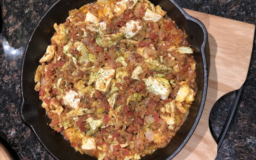Unstuffed Cabbage Roll Skillet