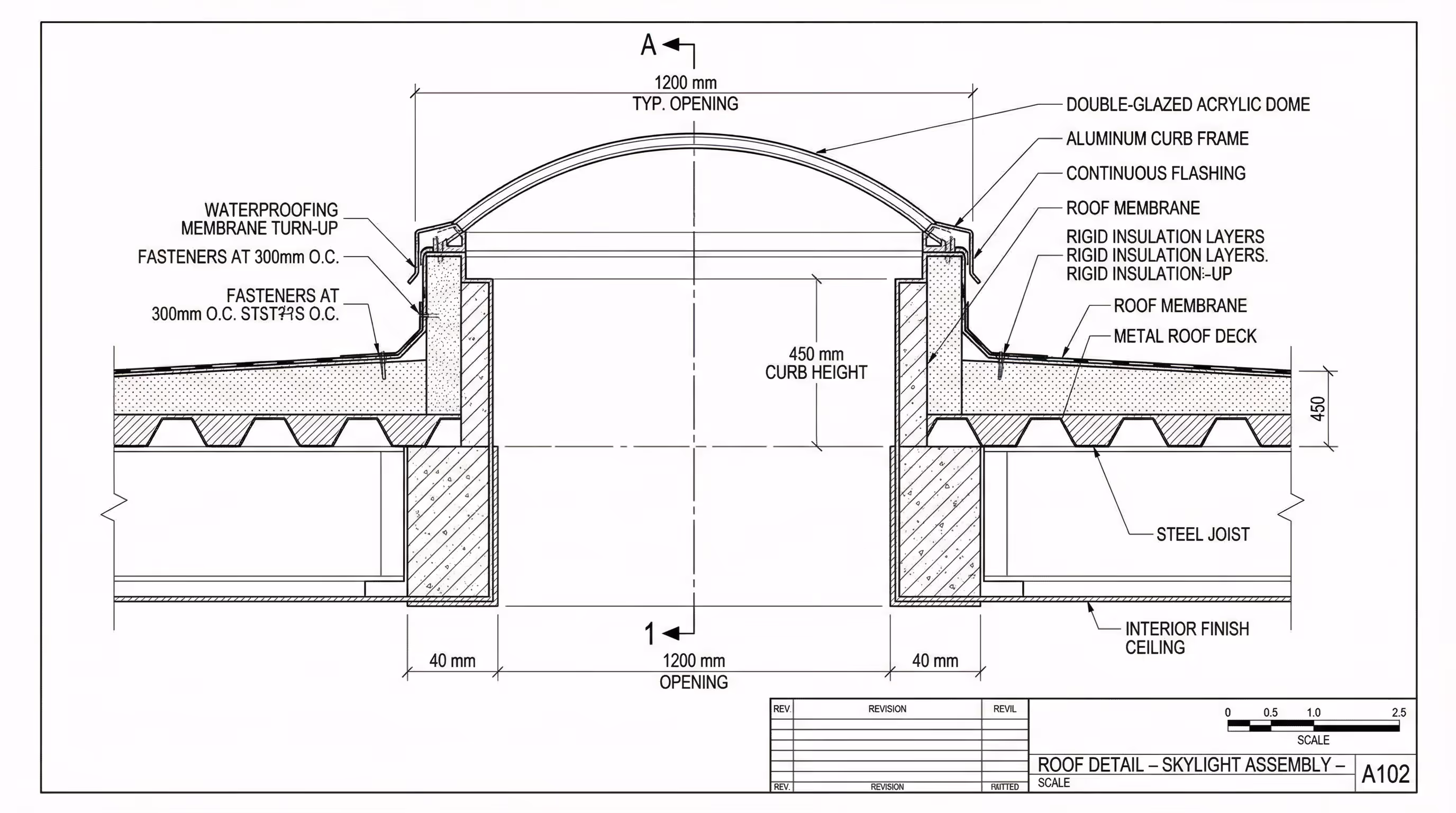 CAD drawing of a ceiling fixture.