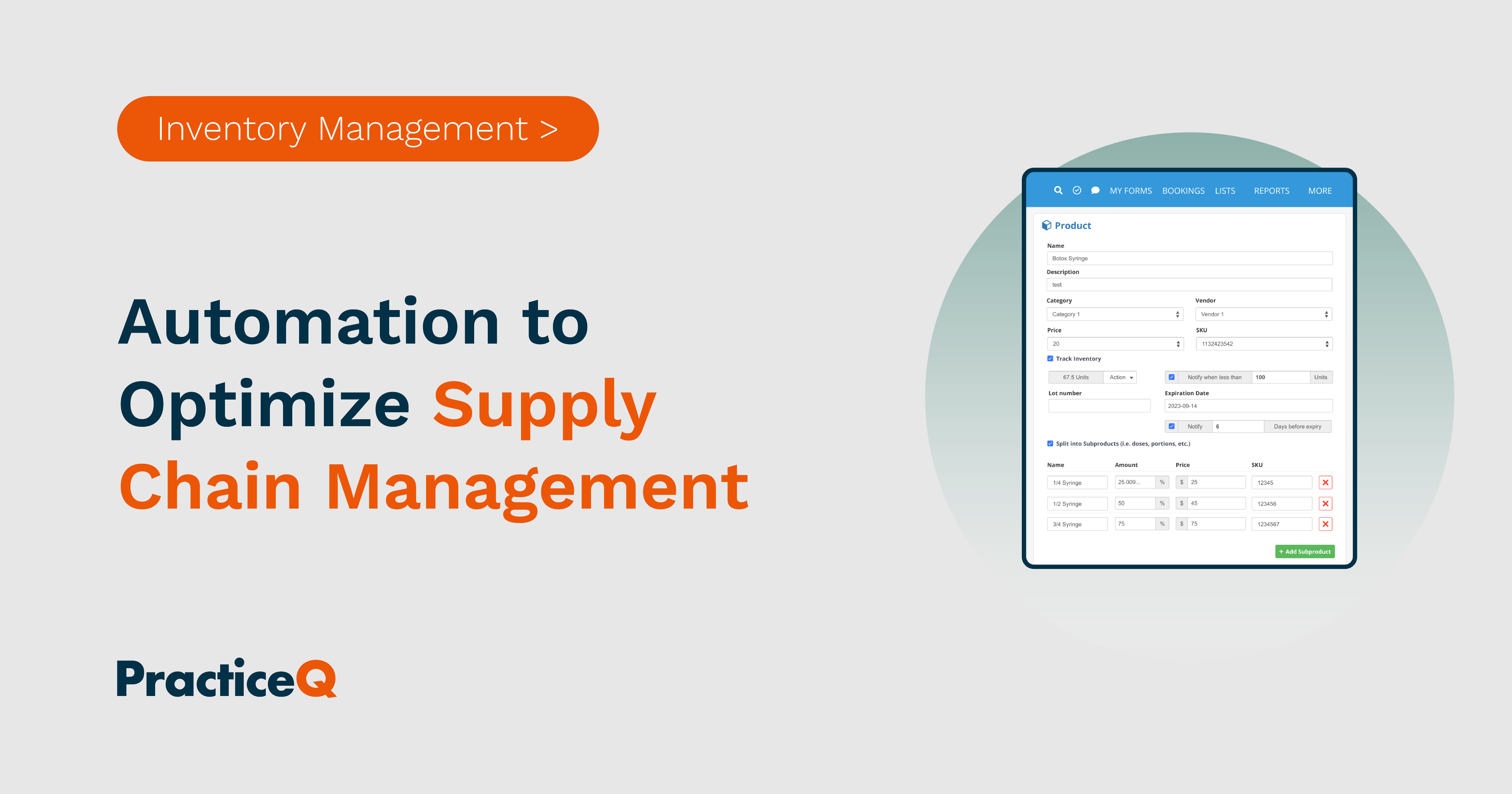 Computerized Medical Inventory Management Medical Inventory Management - Automate Reordering