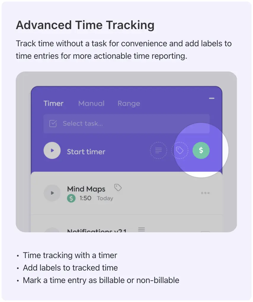 Advanced Time Tracking in ClickUp