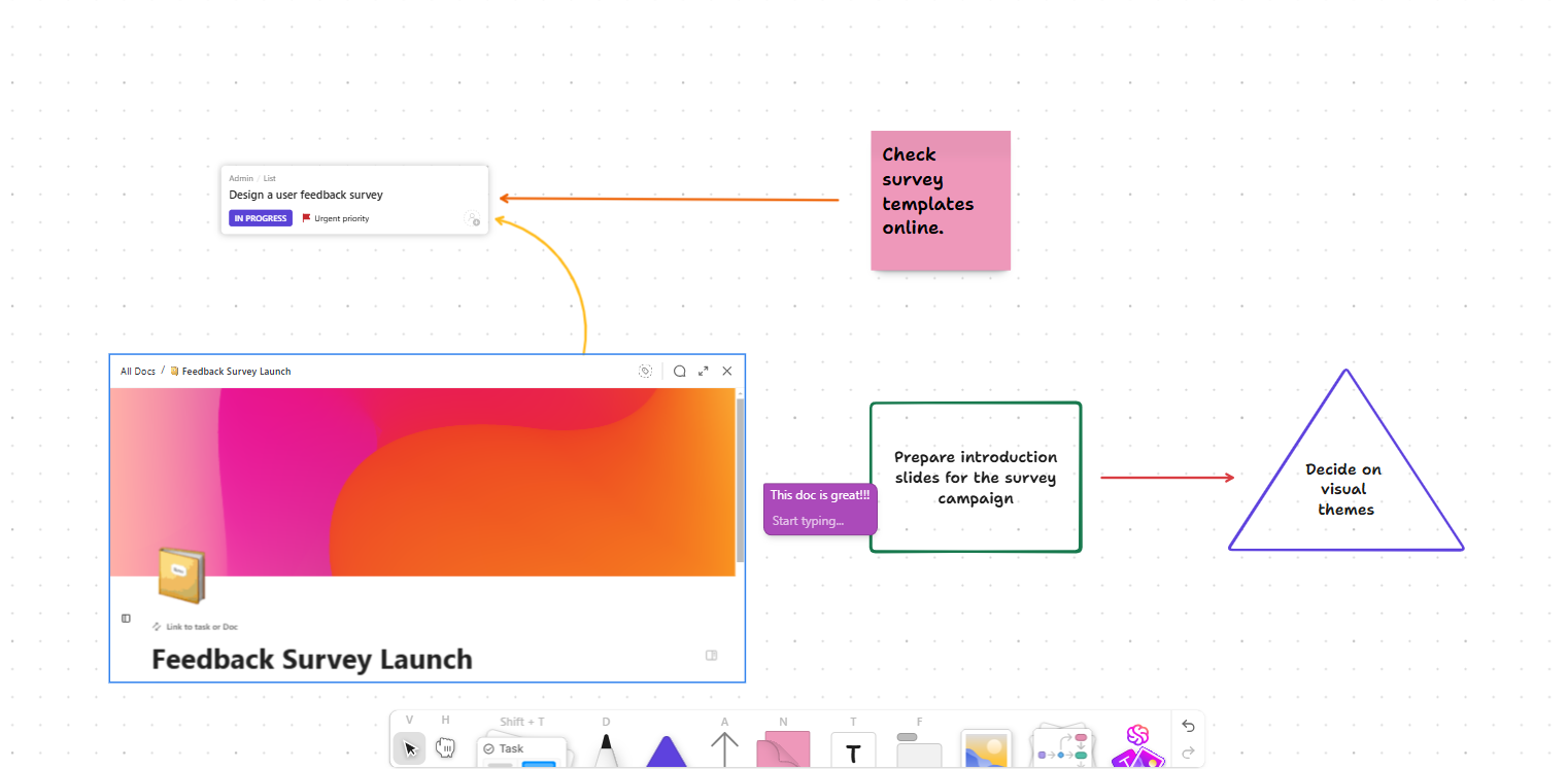 Use the new whiteboards for brainstorming sessions