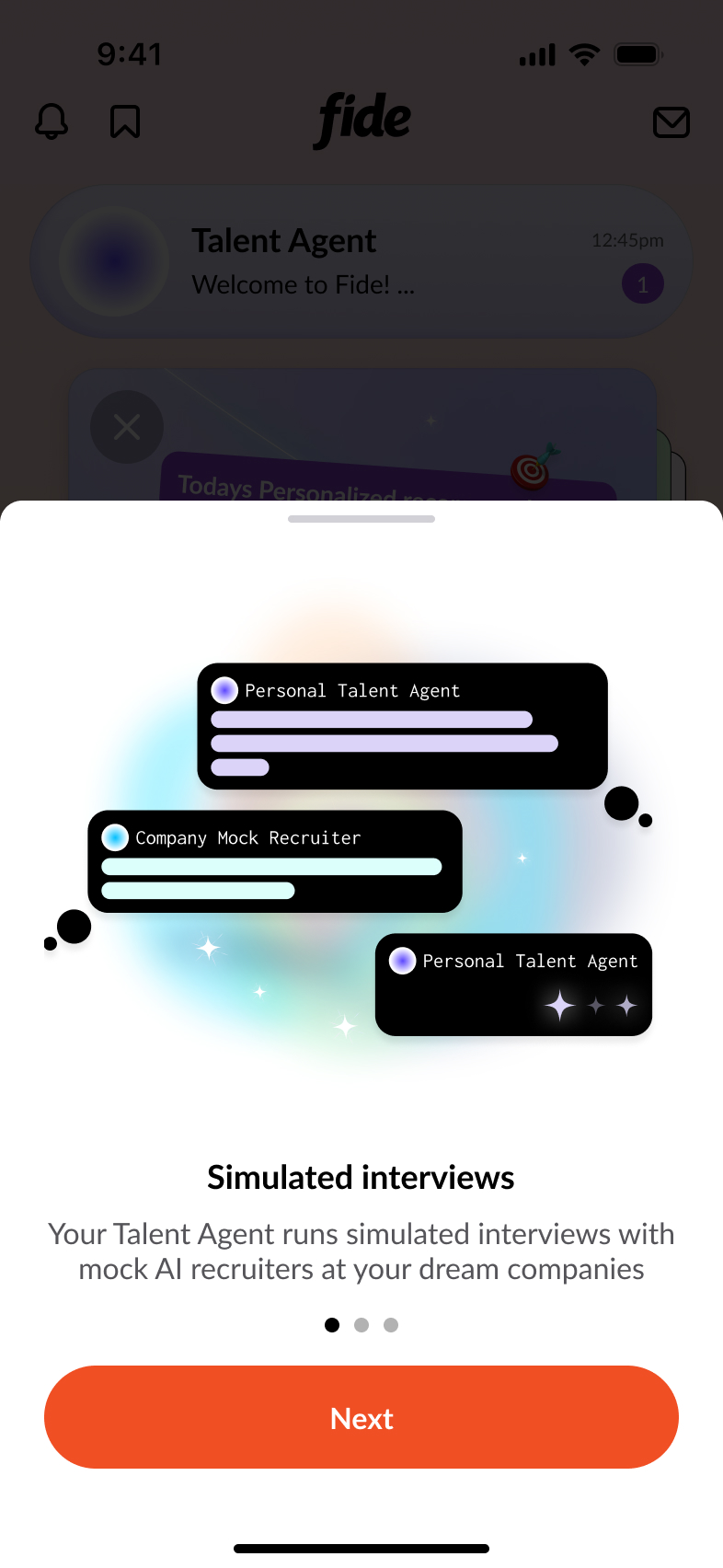 First slide of education that talks about Synthetic Interviews