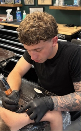 Chase Brown at Carvin Ink
