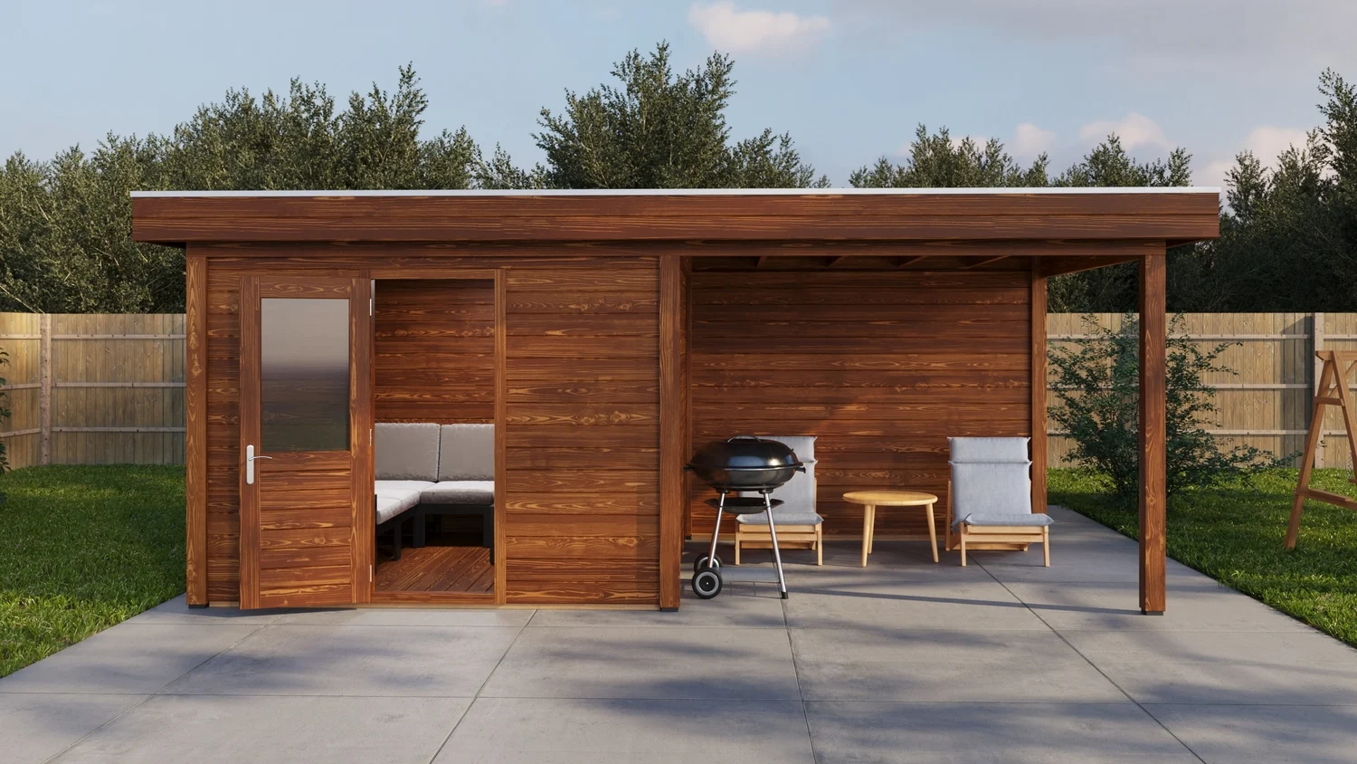 3D Visuals for Premium Wooden Garden Houses