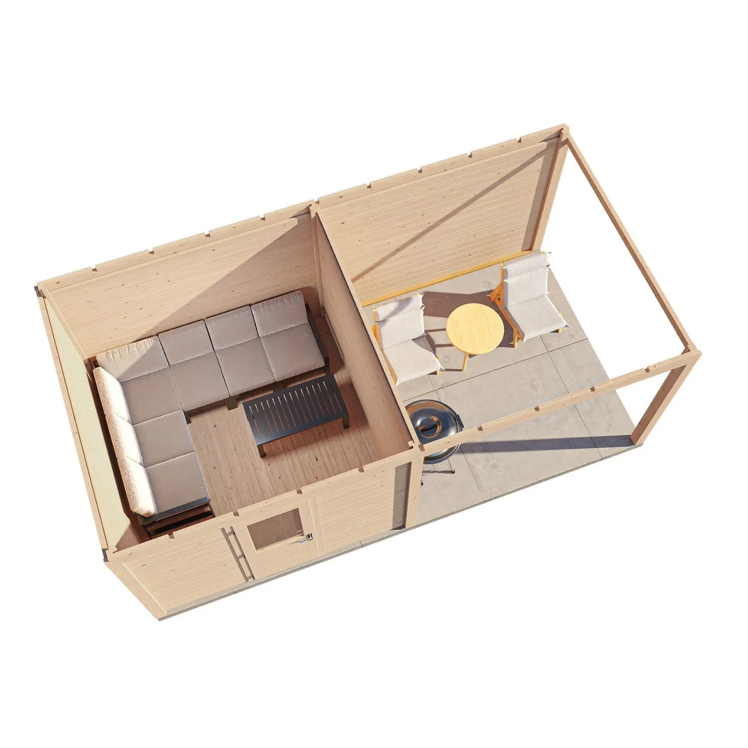 3D Visuals for Premium Wooden Garden Houses