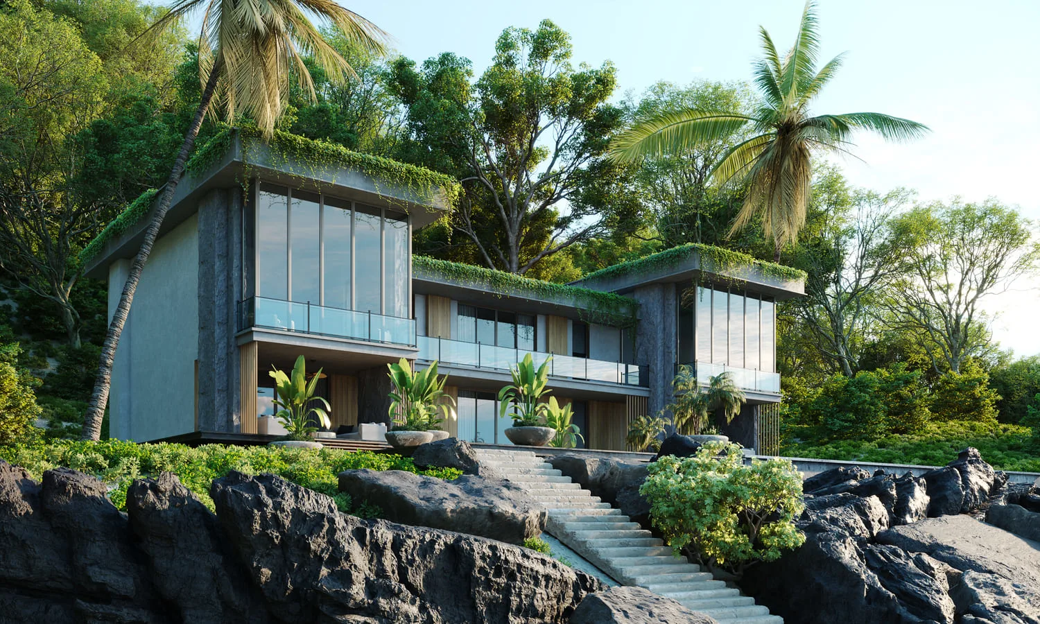3D architectural modeling software for villa