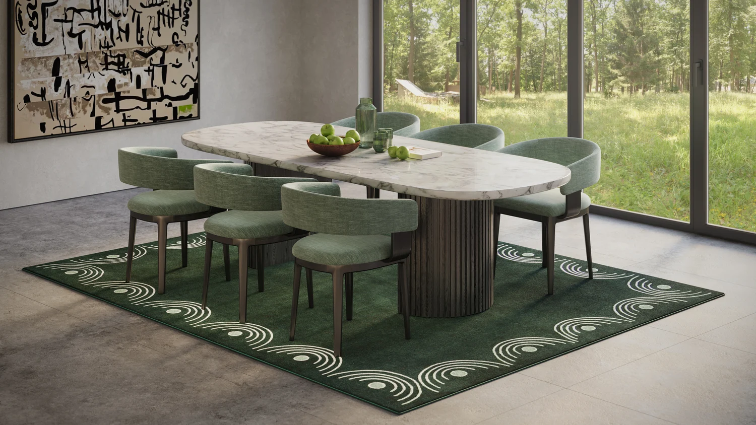 apartment renderings for kitchen