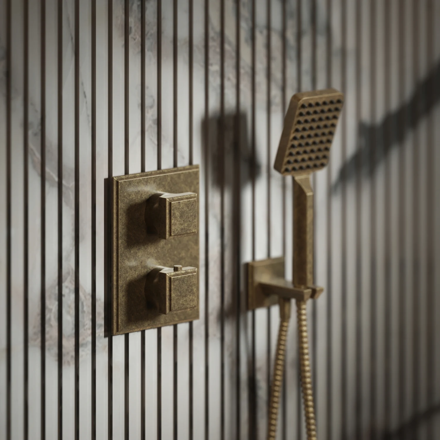 Premium brassware render