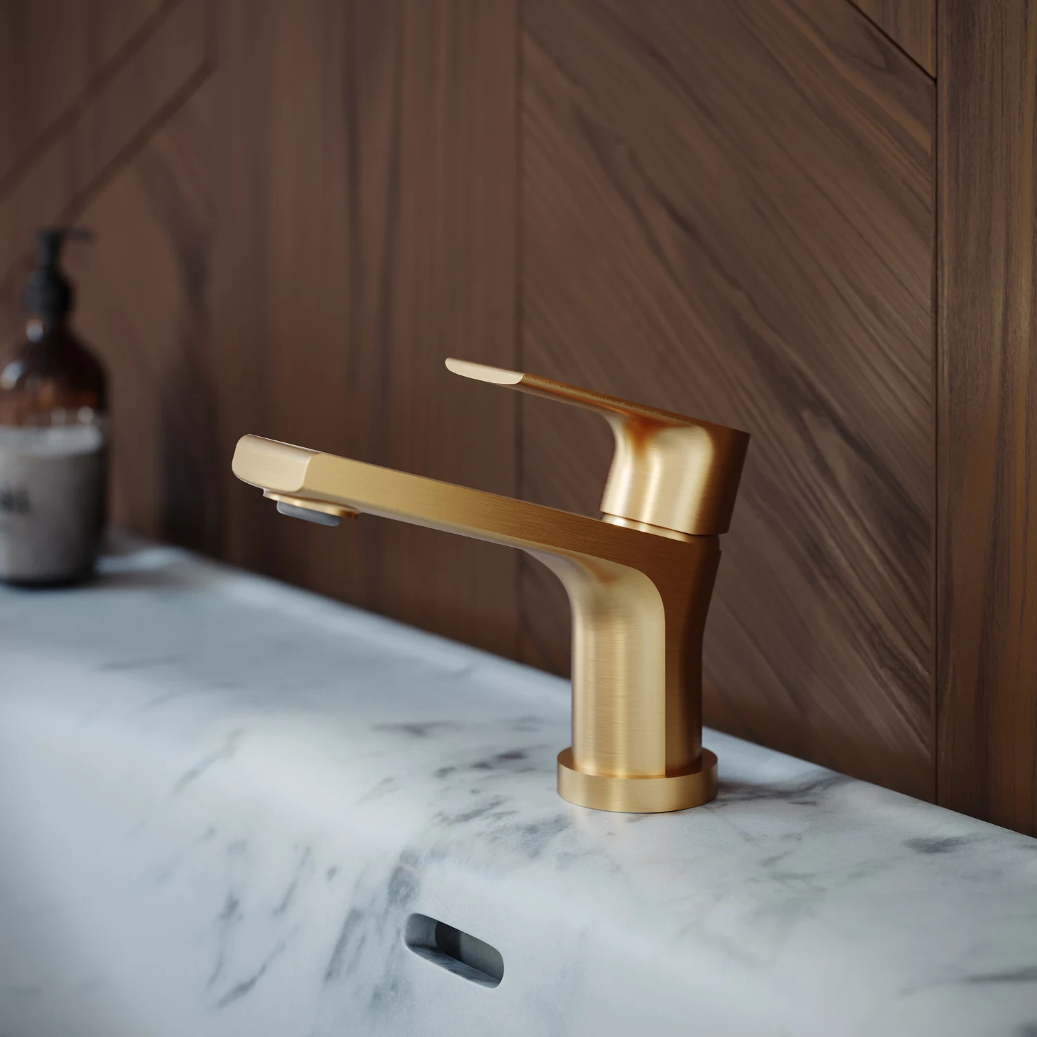 Elegant 3D Visualization of Bathroom Fixtures