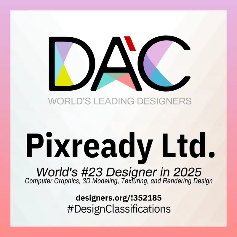 PIXREADY is worlds #23 Designer in 2025