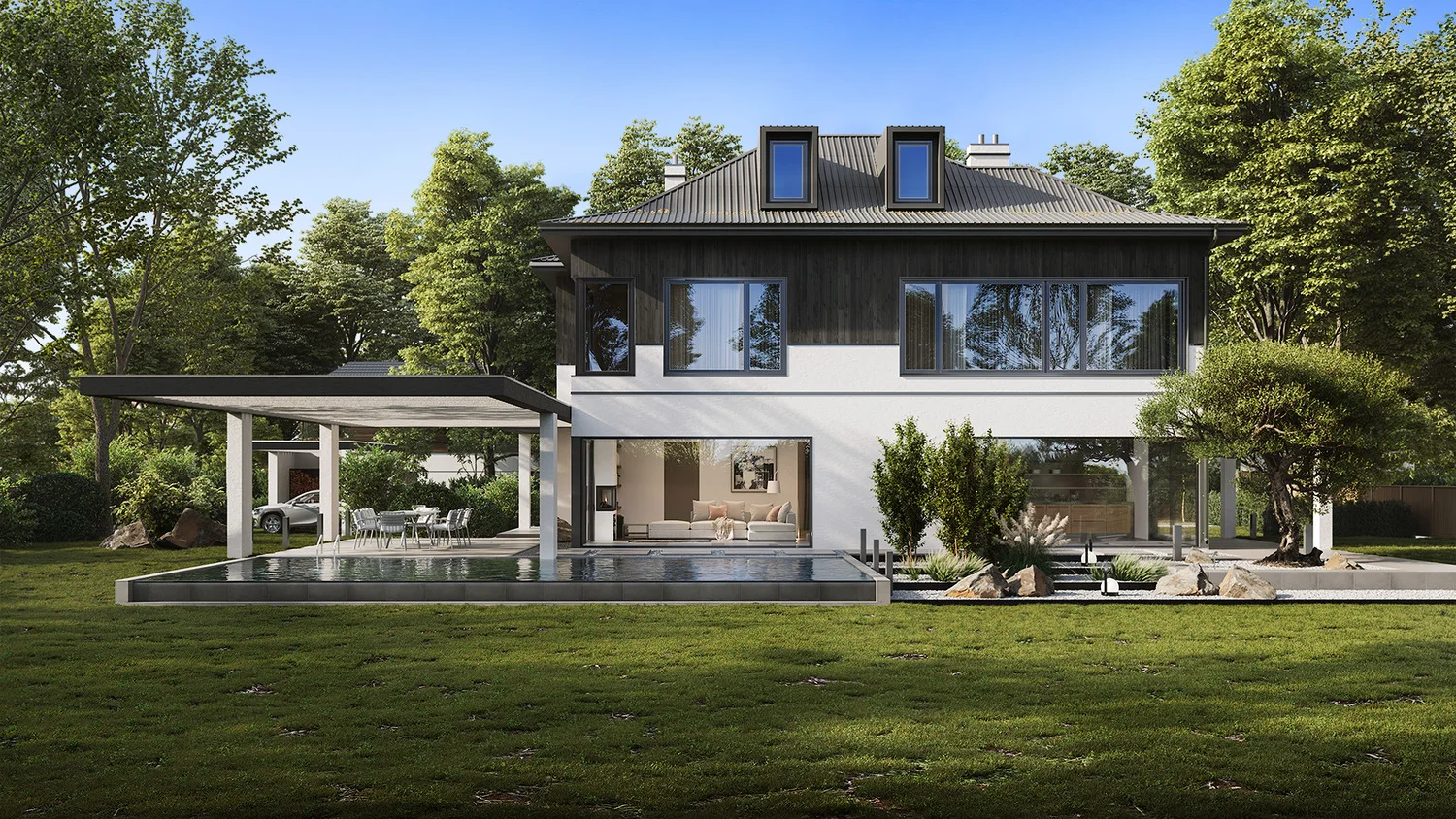 villa`s property rendering