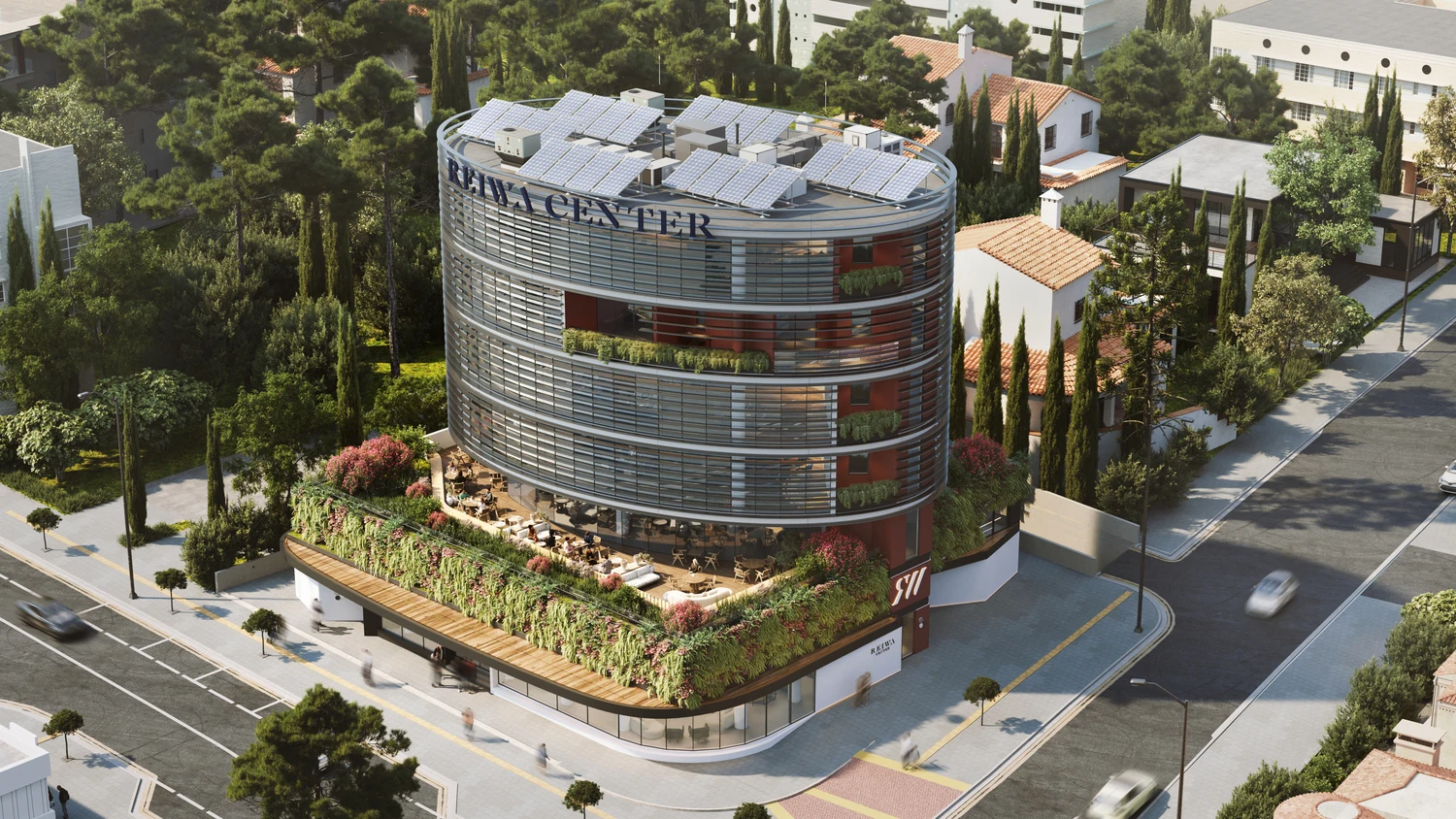 property renders for a business center