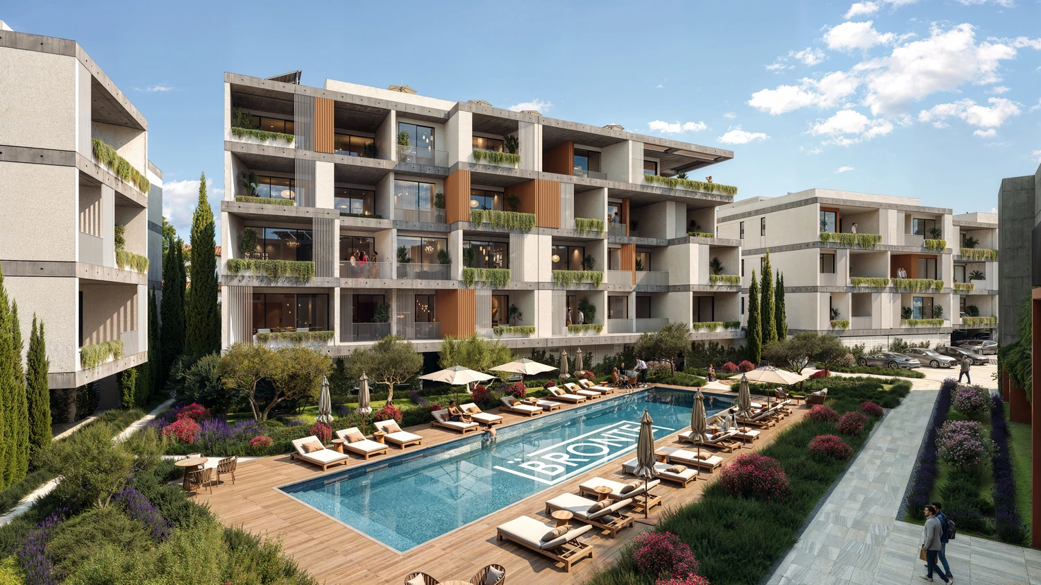 photorealistic 3D of a residential complex