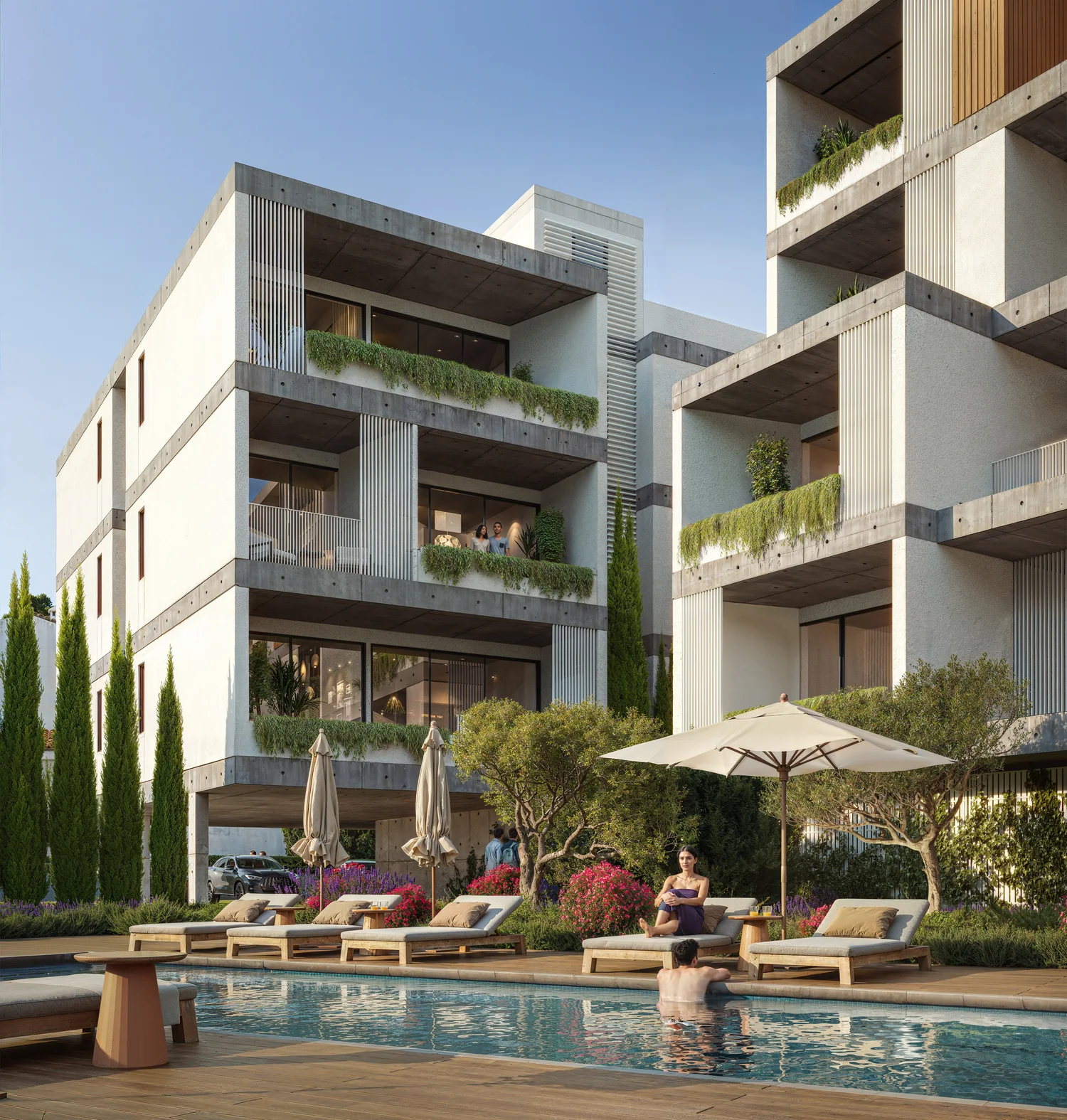 3D visualization of a luxury complex