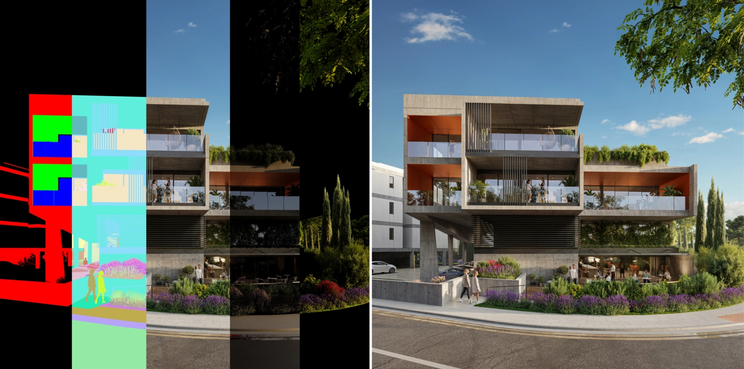 adding details to the 3D render