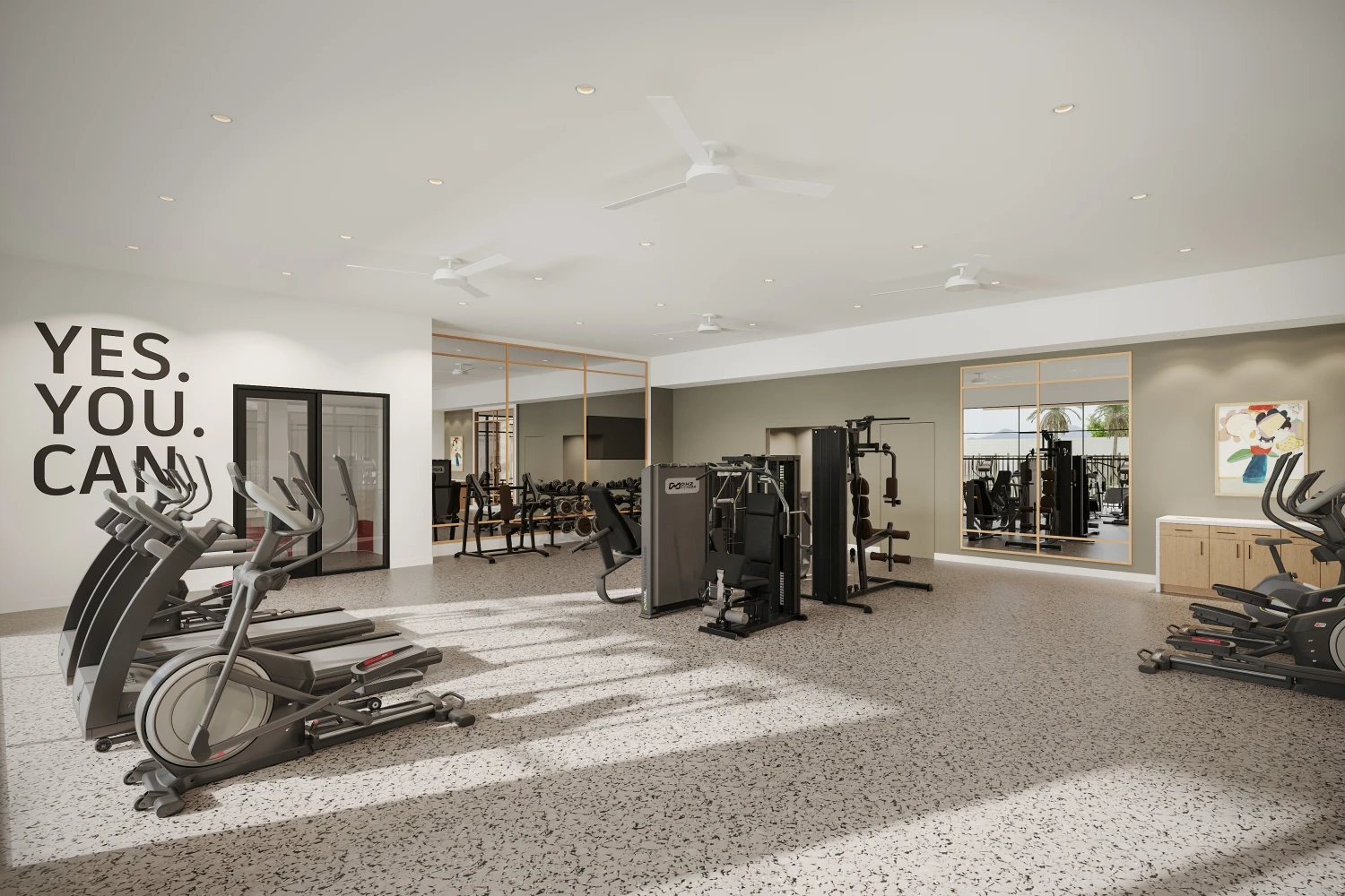 Gym 3d visualization