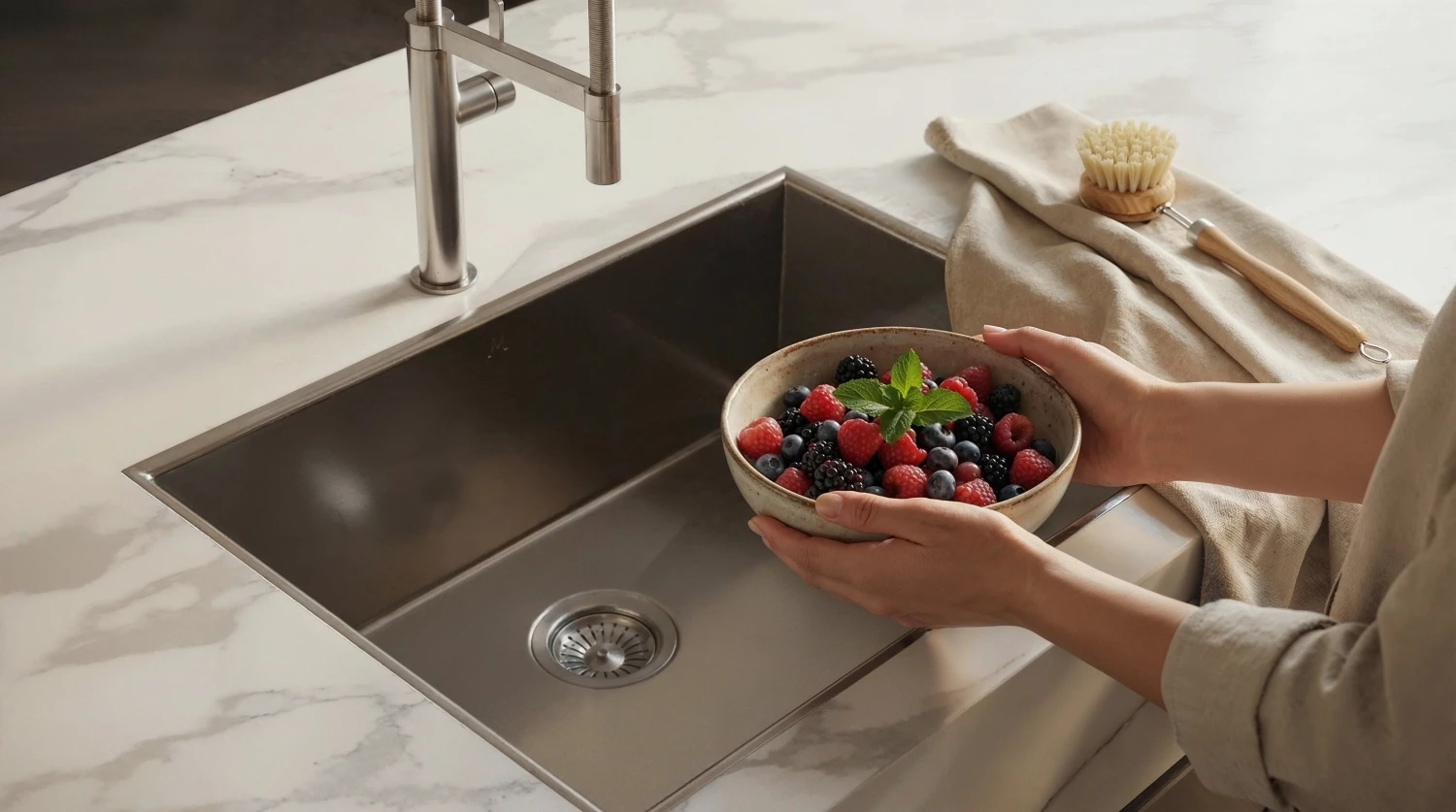 kitchen cgi with people