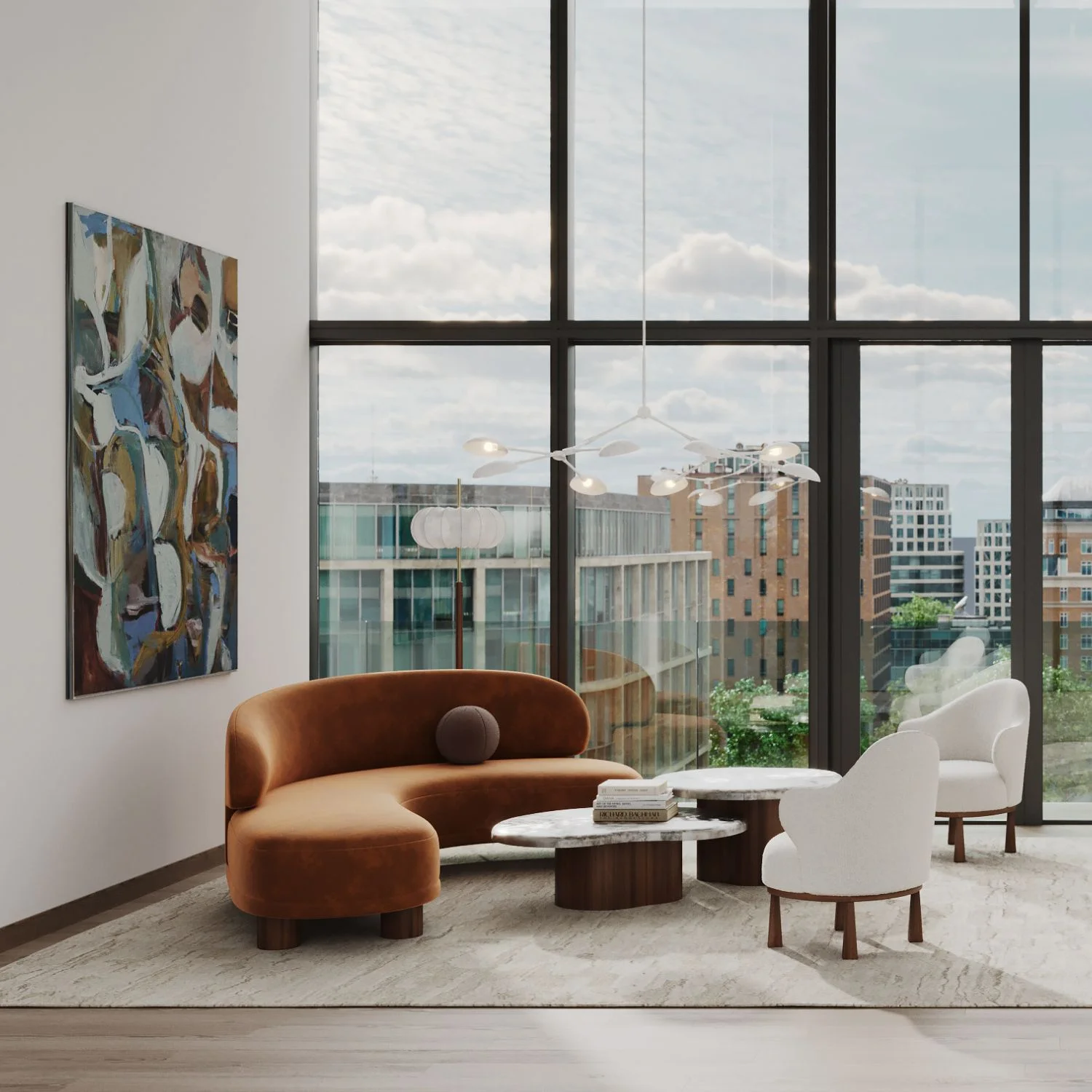 Refined Professionalism: 3D Visualization of Office Spaces