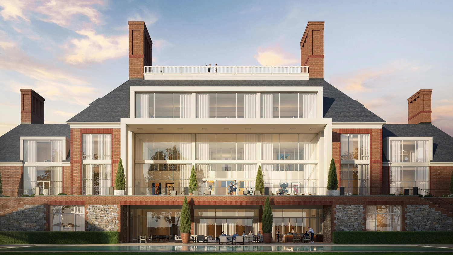 realistic villa render