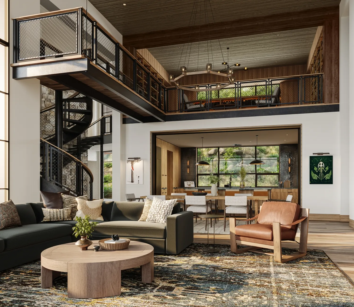 living room rendering