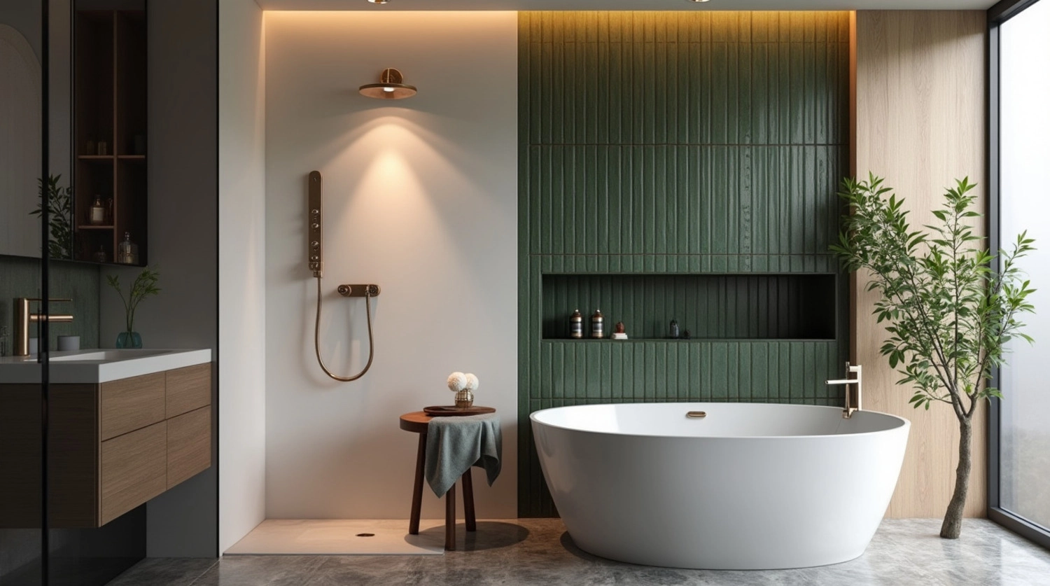 the bathroom interior rendering ai 